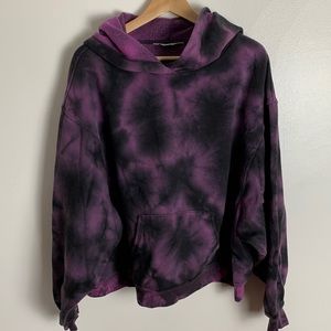 Purple tie dy DSG hoodie sweatershirt - summer sale